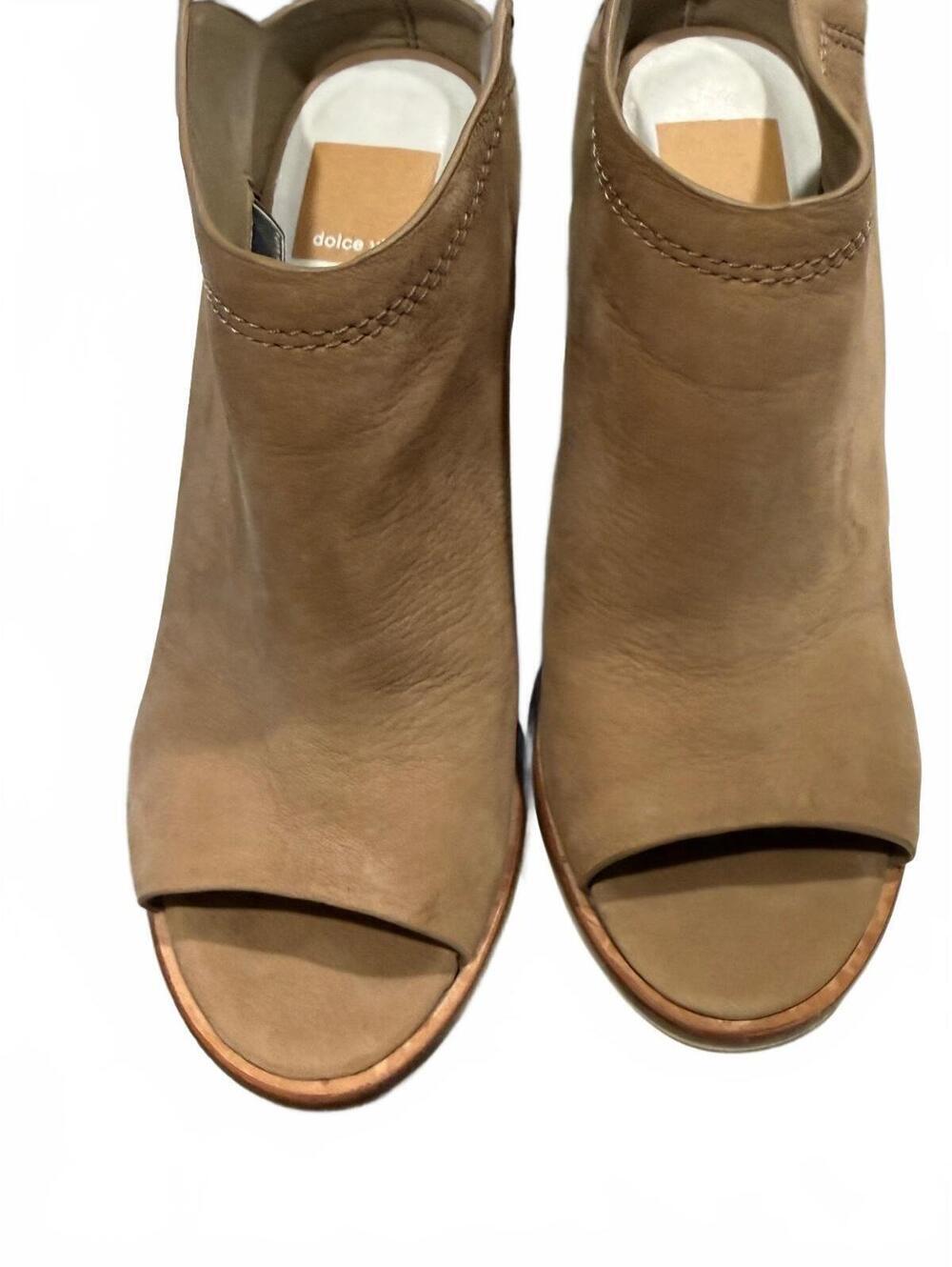 Dolce Vita Noa Peep Toe Ankle Heel Mules – Women's Size 7 - Picture 3 of 4